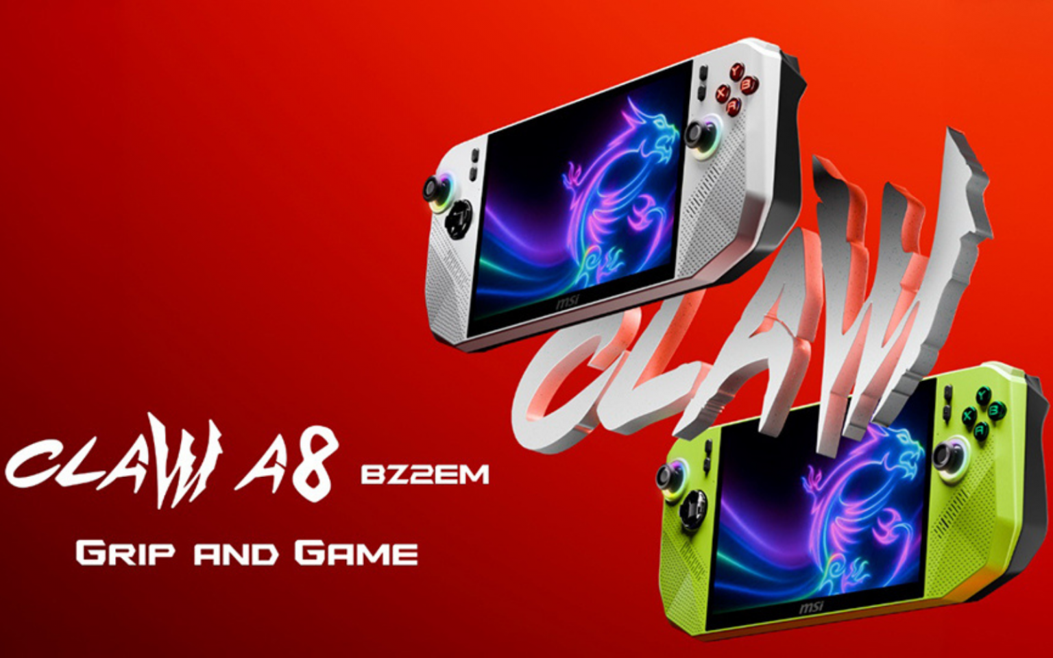 MSI unveils its AMD-flaunting Claw A8 handheld PC MSI Claw A8 header