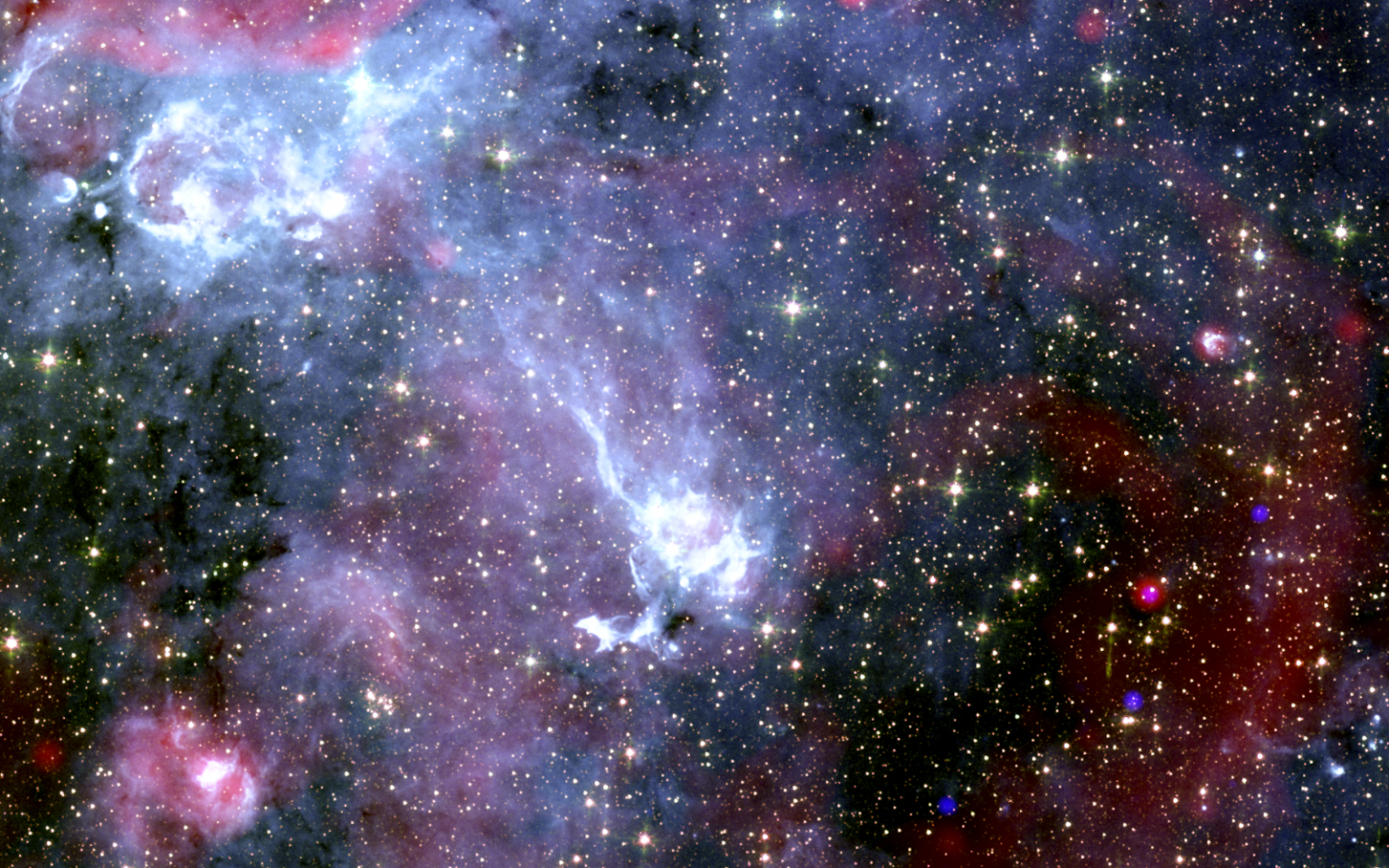 Space header cosmic galaxy