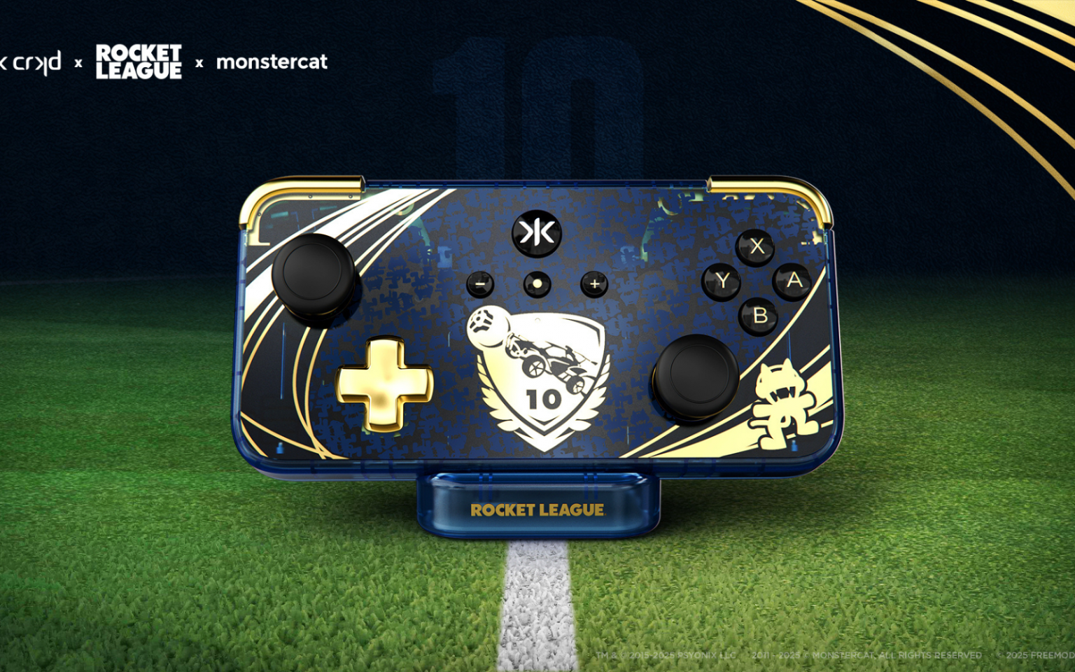 Rocket League turns 10, and CRKD is celebrating with a new Neo S controller CRKD Rocket League Neo S header