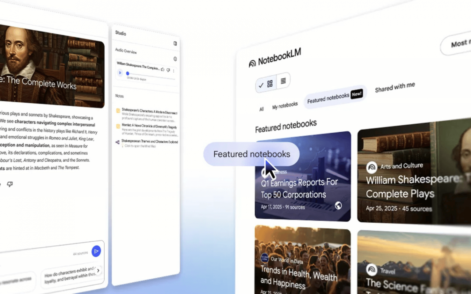 NotebookLM Featured Notebooks