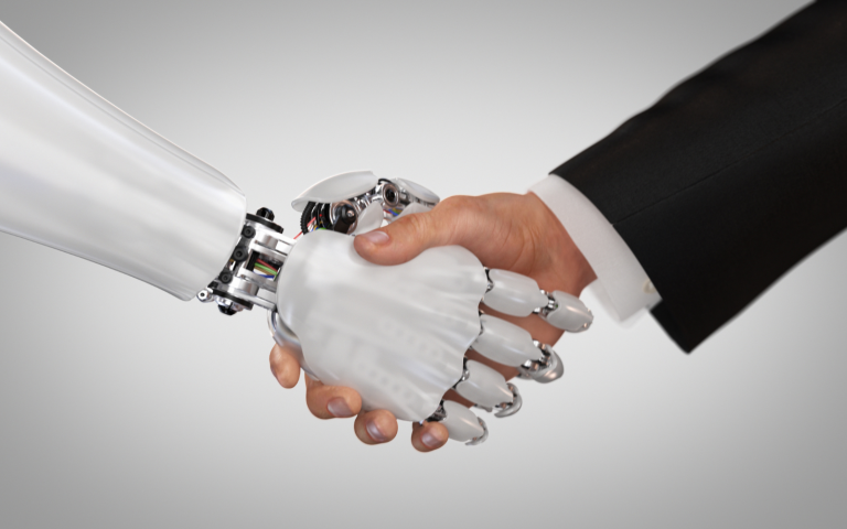 Using AI responsibly means knowing when not to use it robots handshake AI Header
