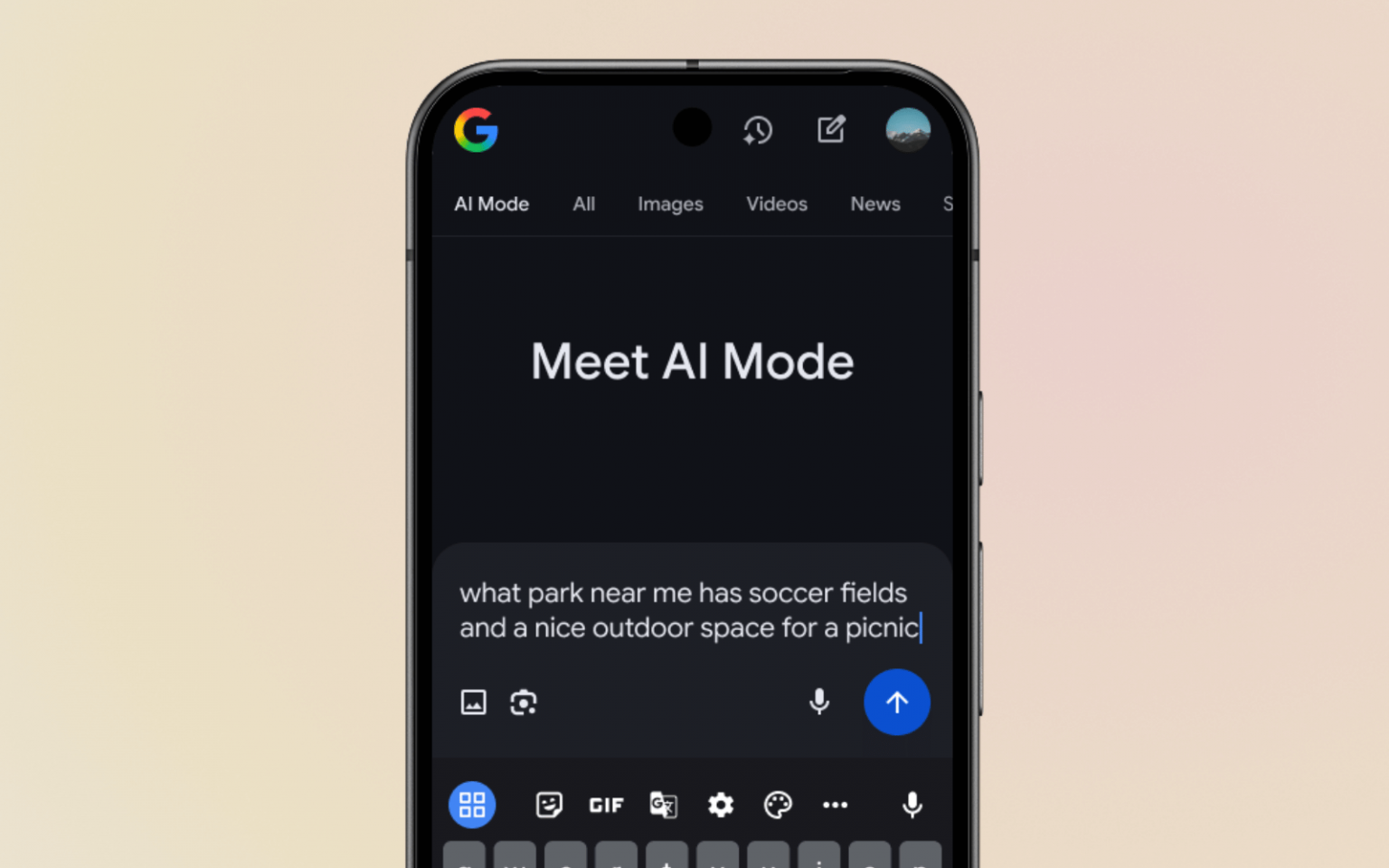 Google’s AI Mode for Search launches in South Africa (and a bunch of other countries) Google AI Mode main