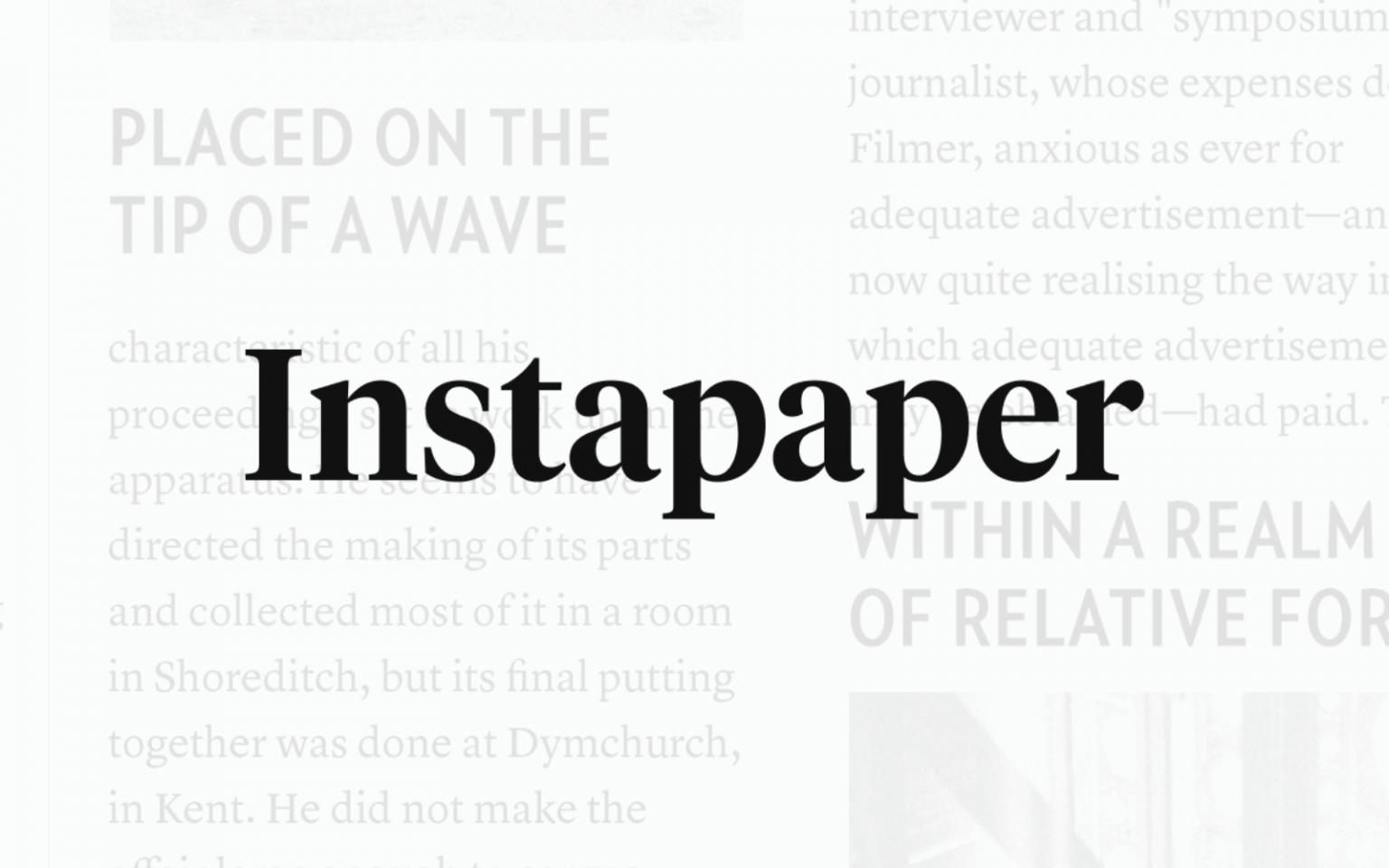 Instapaper header