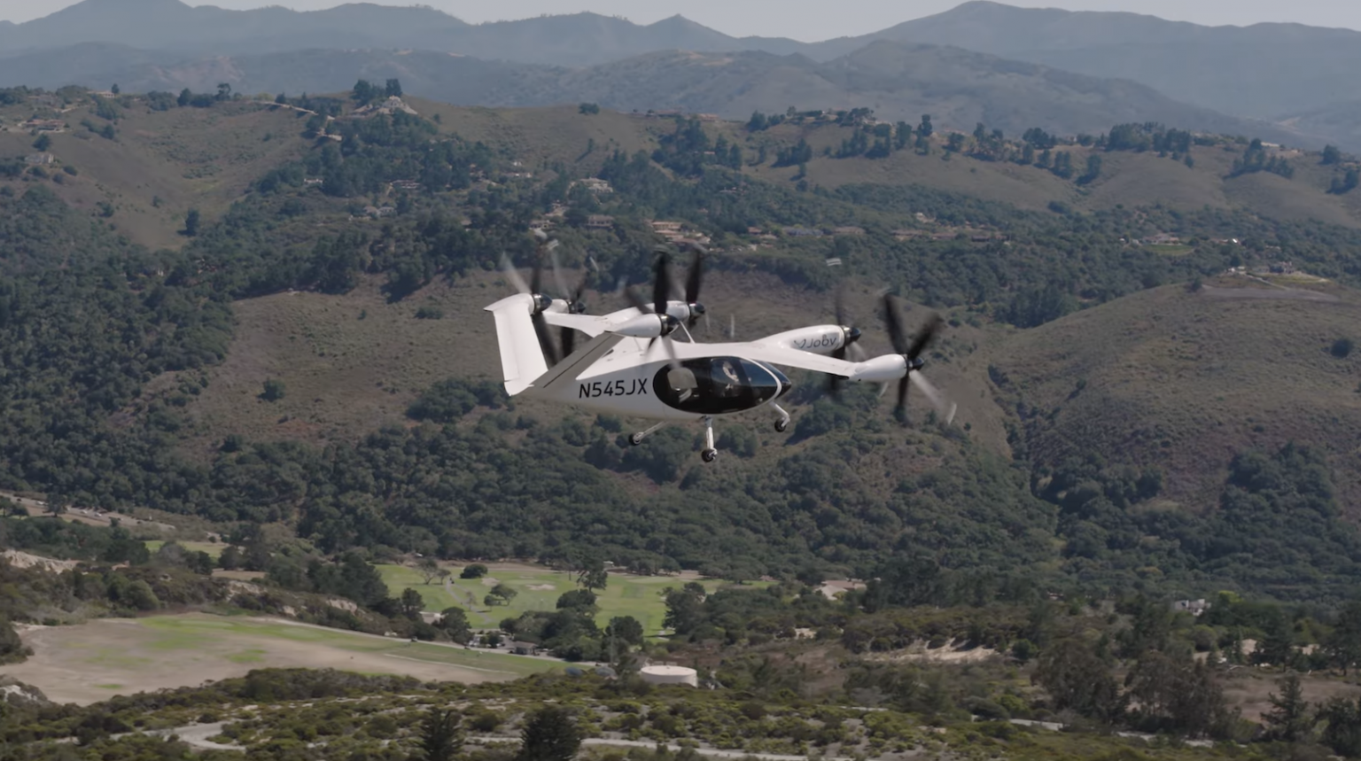 Joby’s eVTOL flying taxi completes its first public airport to airport trip Joby eVTOL Airport