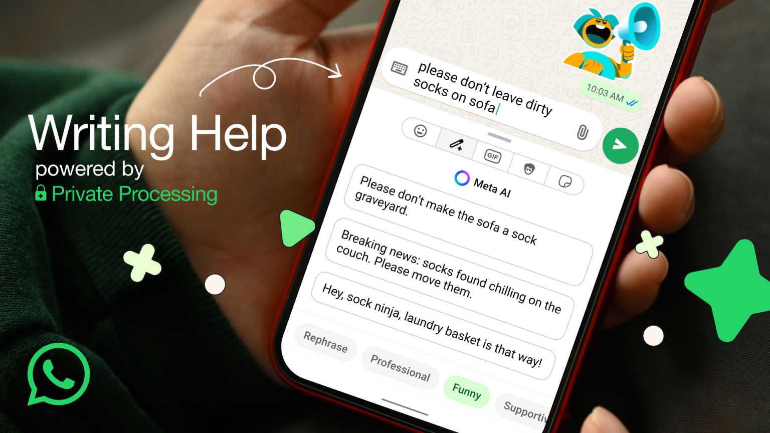WhatsApp launches Writing Help, for those times when you really don’t know what to say WhatsApp Writing Help