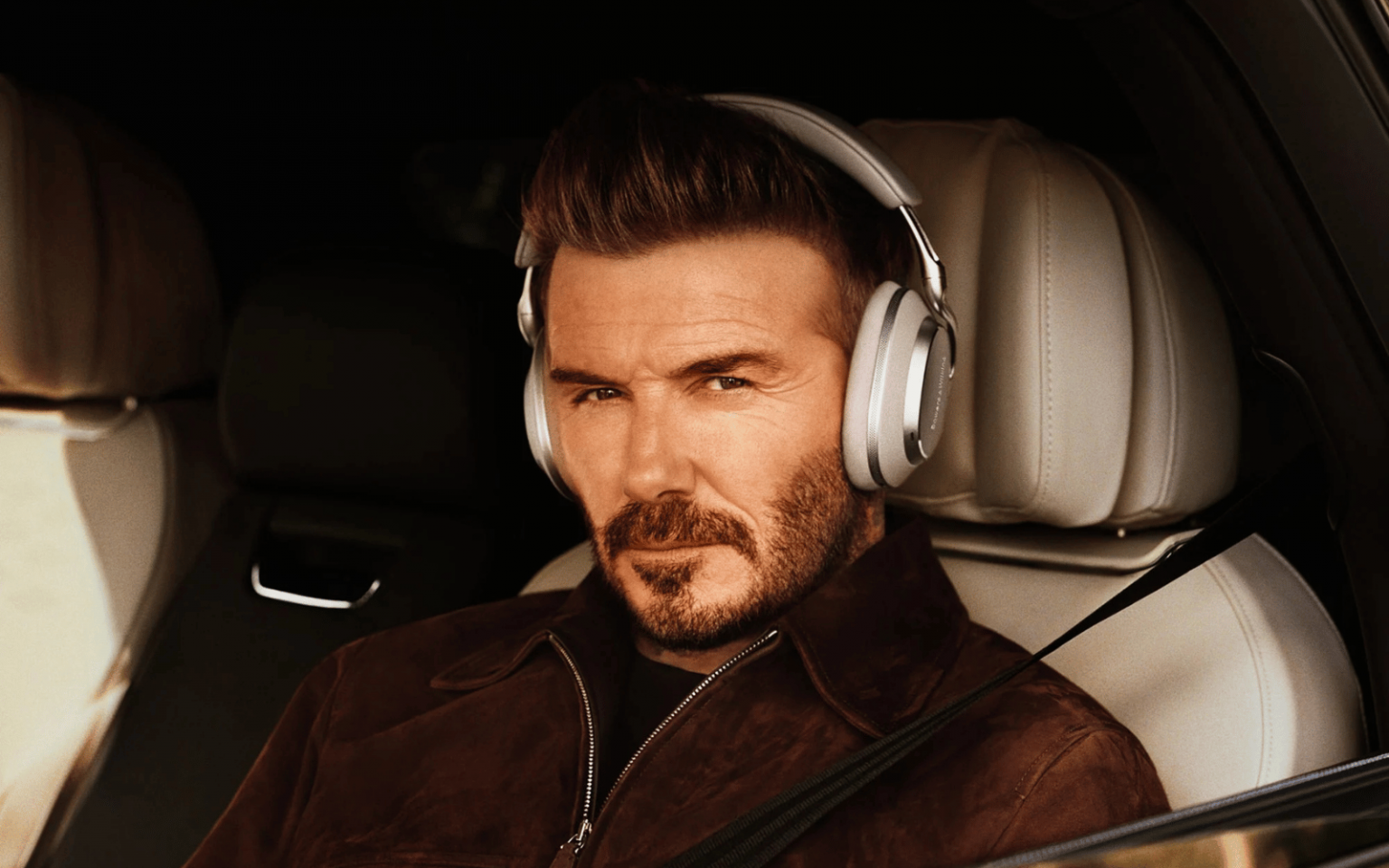 Bowers & Wilkins Px8 S2 flagship ANC headphones are official B&W Px8 S2 headphones on David Beckham