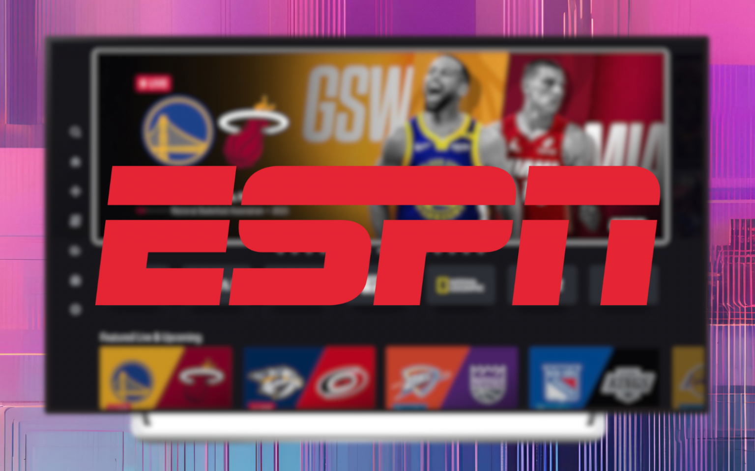 Disney+ ESPN header