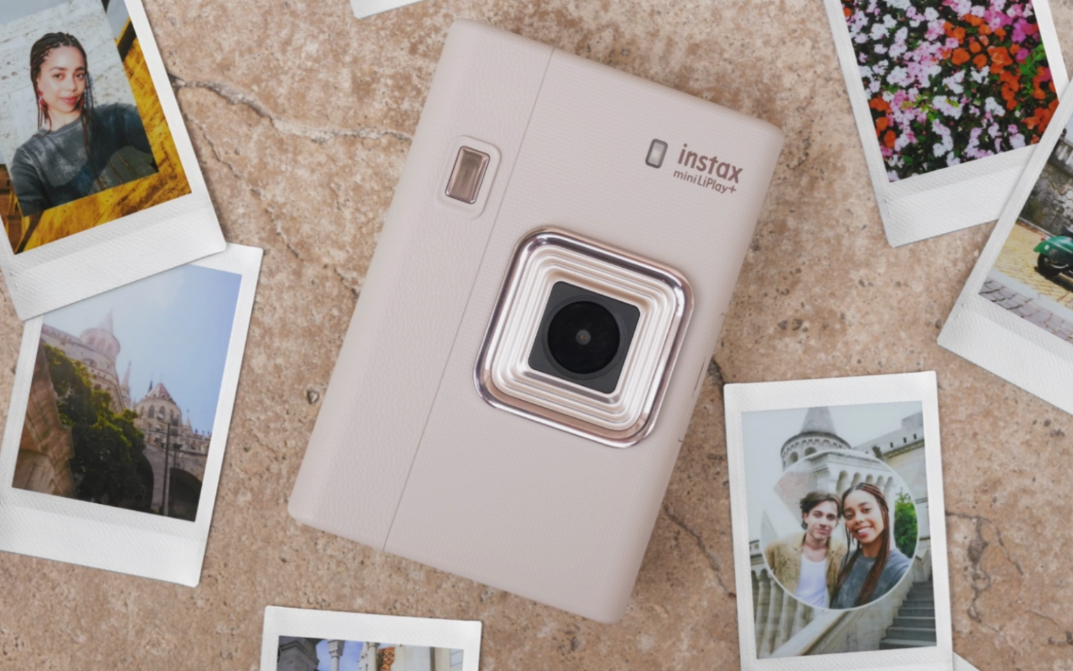 Fujifilm’s new Instax mini LiPlay+ is all about printable selfies Instax Mini LiPlay+ camera header