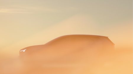 The new Volvo EX60 is bound for SA following its January 2026 unveiling Volvo EX60 teaser image