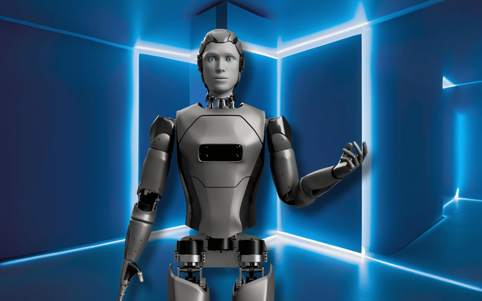 Aidol, Russia’s first humanoid robot, took a nap at its official unveiling Aidol main