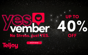 Teljoy’s ‘YESvember’ is here, and we are saying ‘yes’ to the best deals yet Teljoy YESvember header