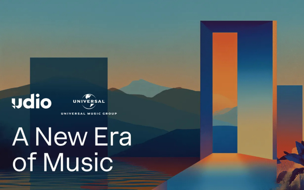 Udio and Universal Music header (AI)