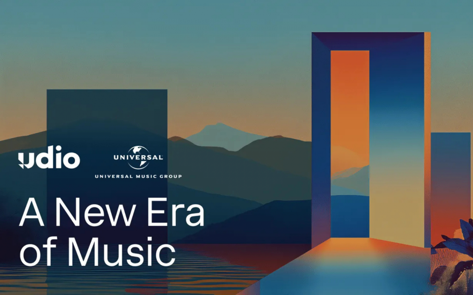 Udio and Universal Music header (AI)