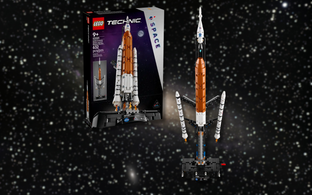 Lego NASA Artemis SLS rocket header