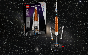 Lego NASA Artemis SLS rocket header
