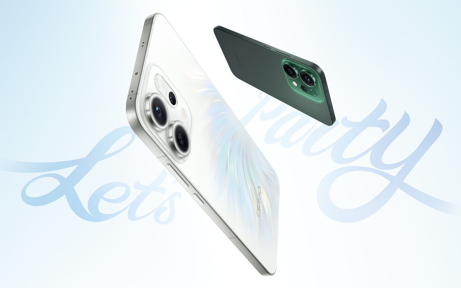 Five party tricks you can try with the OPPO Reno14 5G OPPO Reno14 5G in White and Green