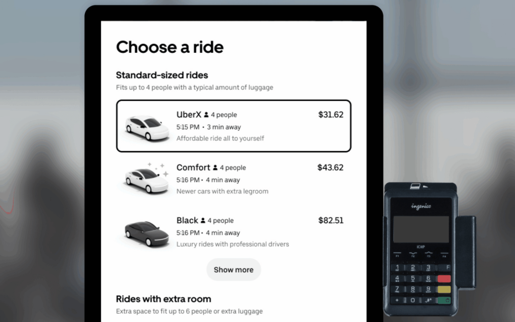 Uber launches airport-based kiosks for summoning a ride even when you’re offline Uber Kiosk