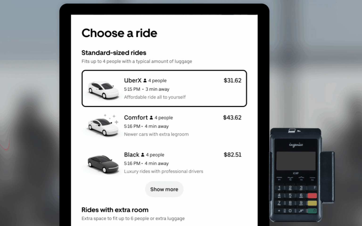 Uber launches airport-based kiosks for summoning a ride even when you’re offline Uber Kiosk