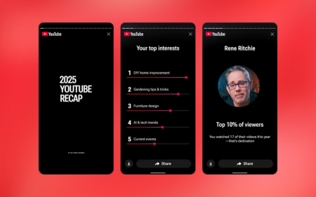 YouTube Recap header