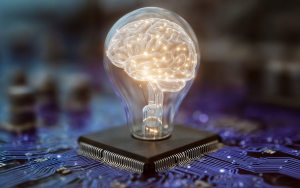 AI brain chip header