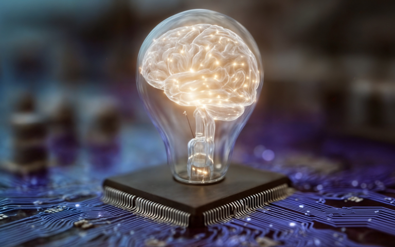 AI brain chip header