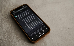 ChatGPT mobile header