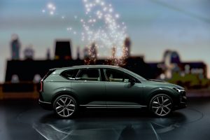 Volvo’s EX60 lands, with one model looking a little Cross (Country) Volvo EX60 main