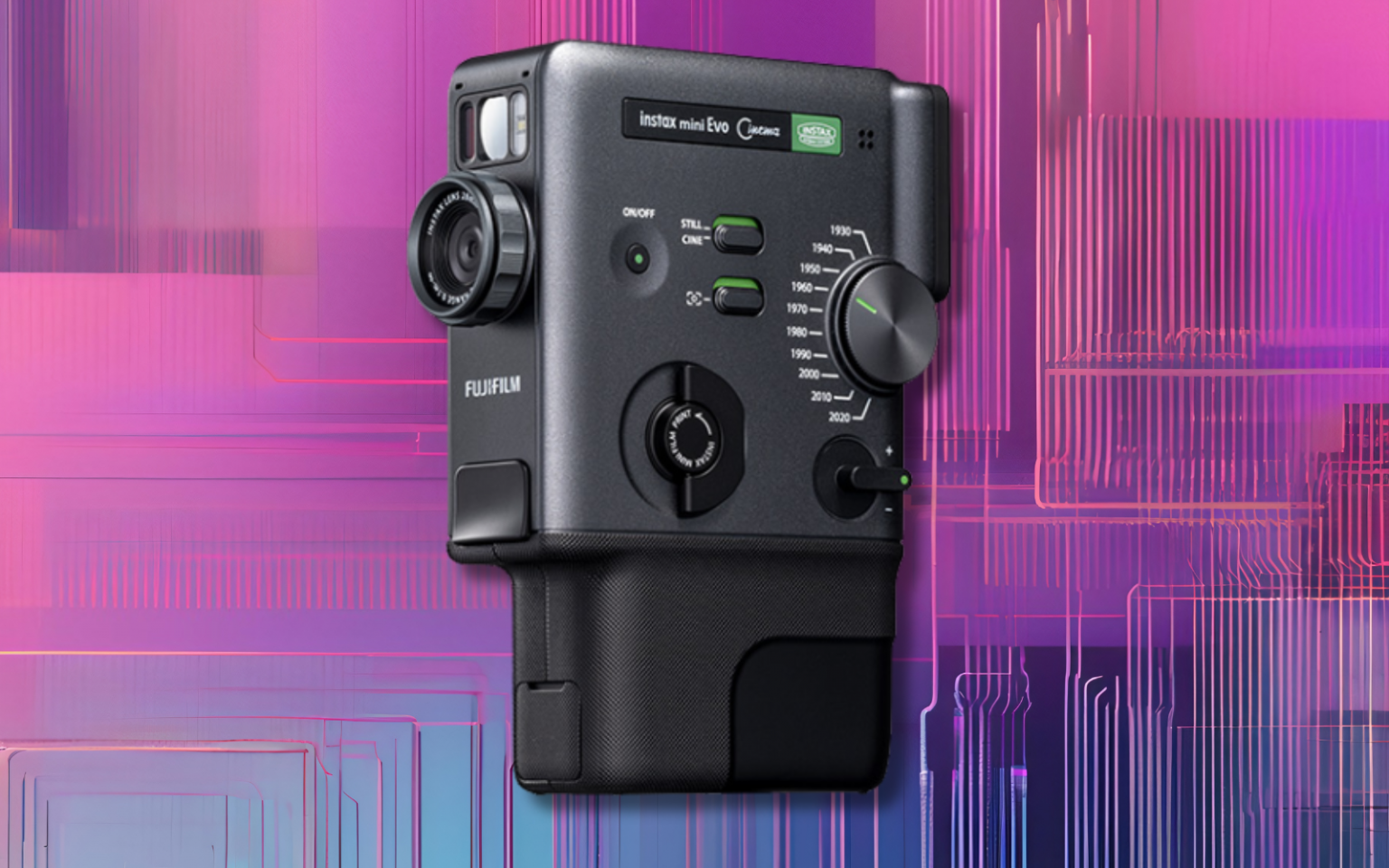 Instax mini Evo Cinema header