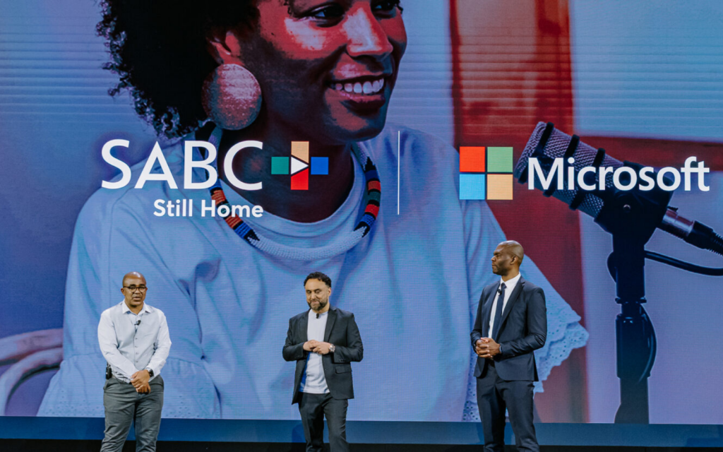 SABC+ Microsoft AI header
