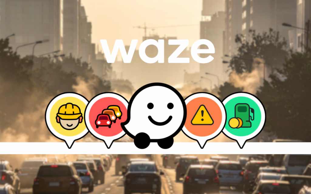 Waze traffic header
