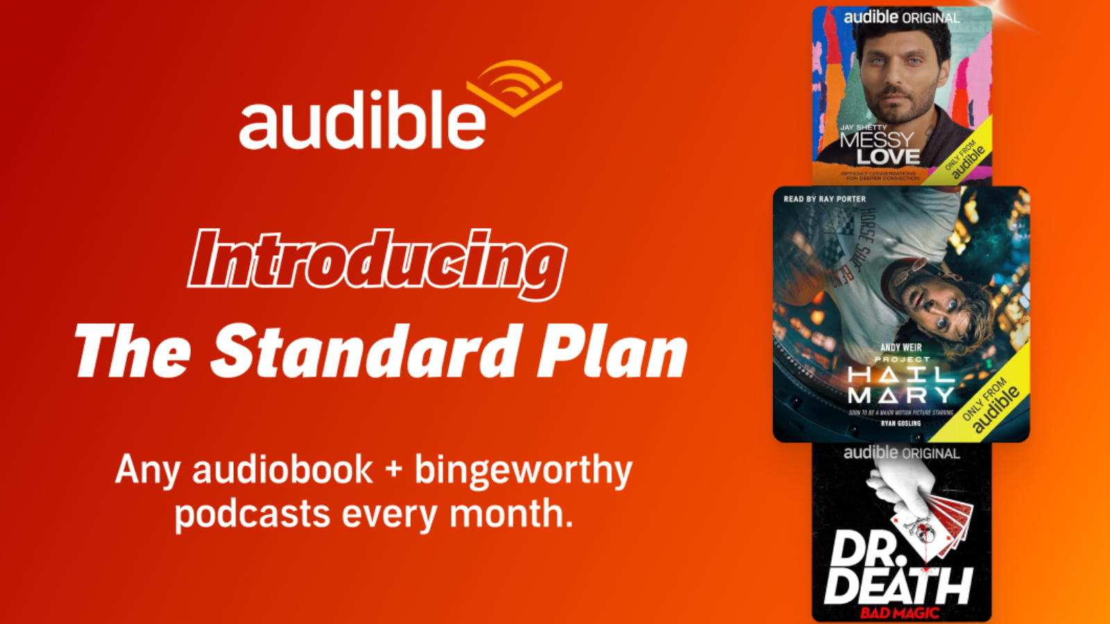 Audible Standard plan intext