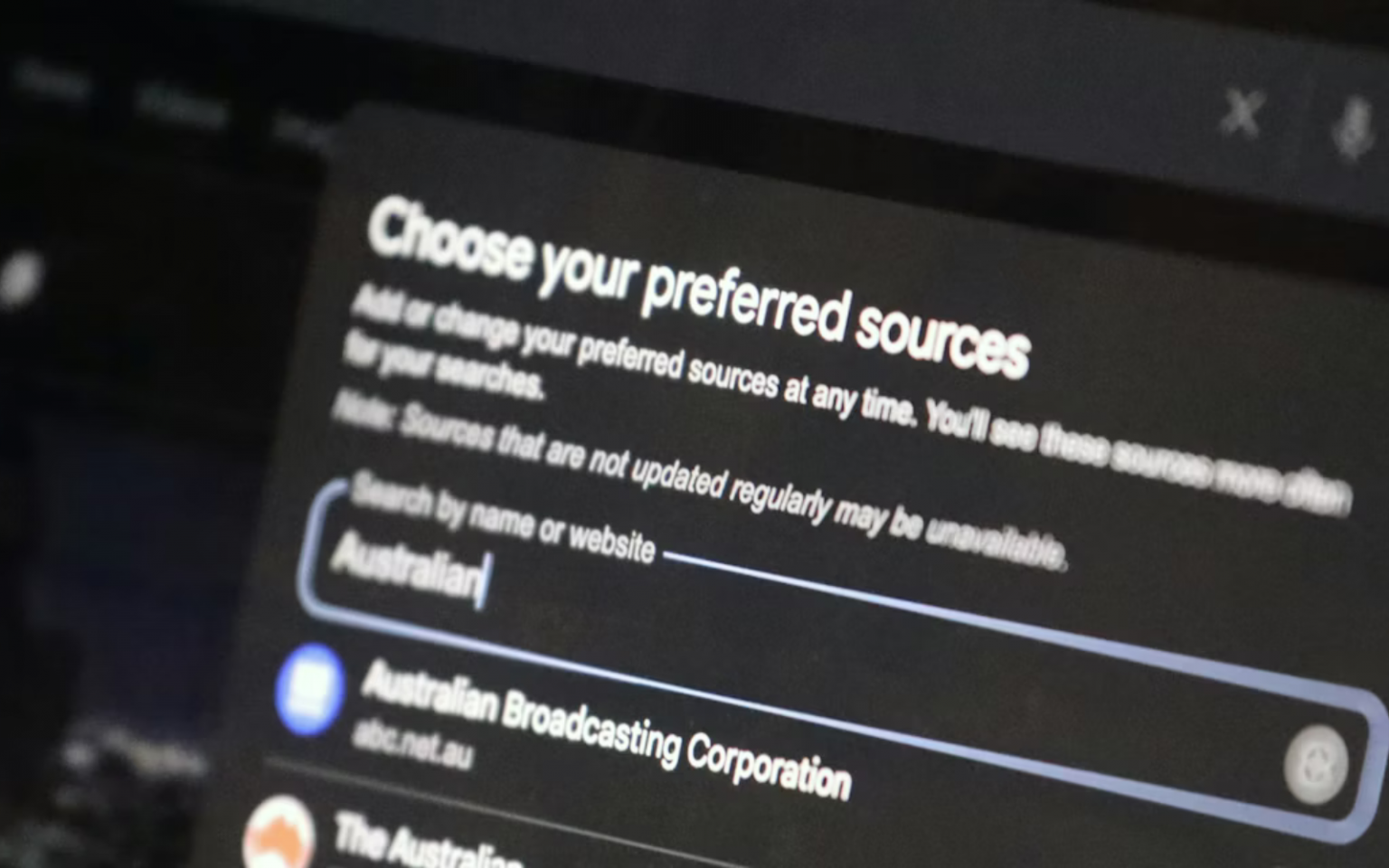 Are Google’s ‘preferred sources’ a good thing for online news? Google preferred sources (The Conversation, T.J. Thompson) header