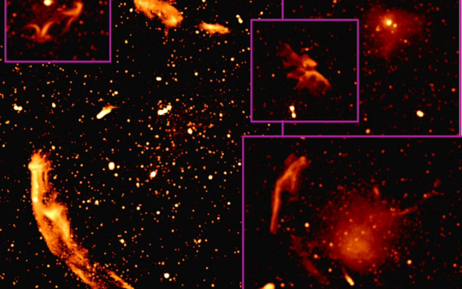 Diffuse radio emissions captured by the MeerKAT telescope header