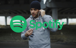 Spotify fitness Peloton header