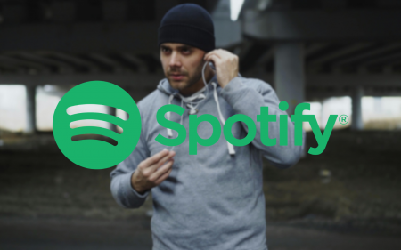 Spotify fitness Peloton header