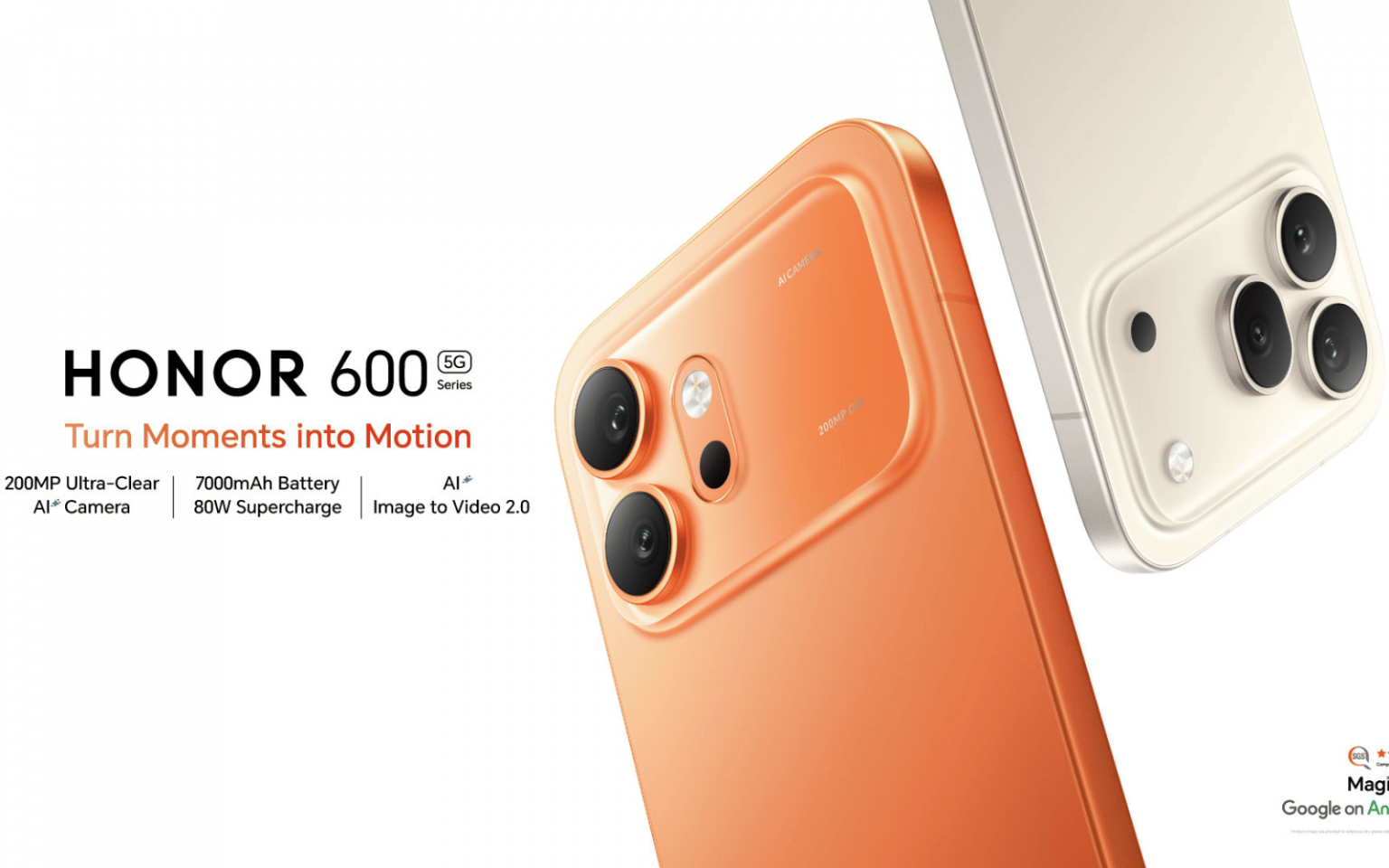 The Honor 600 Series launch key visual