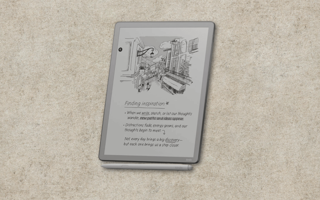 Kindle Scribe Without Front Light