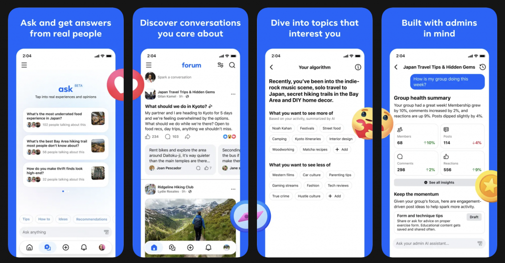 Meta quietly launches Forum, a dedicated app for Facebook Groups Meta Forum