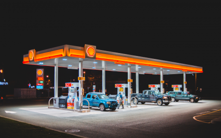 Petrol garage (fuel) header