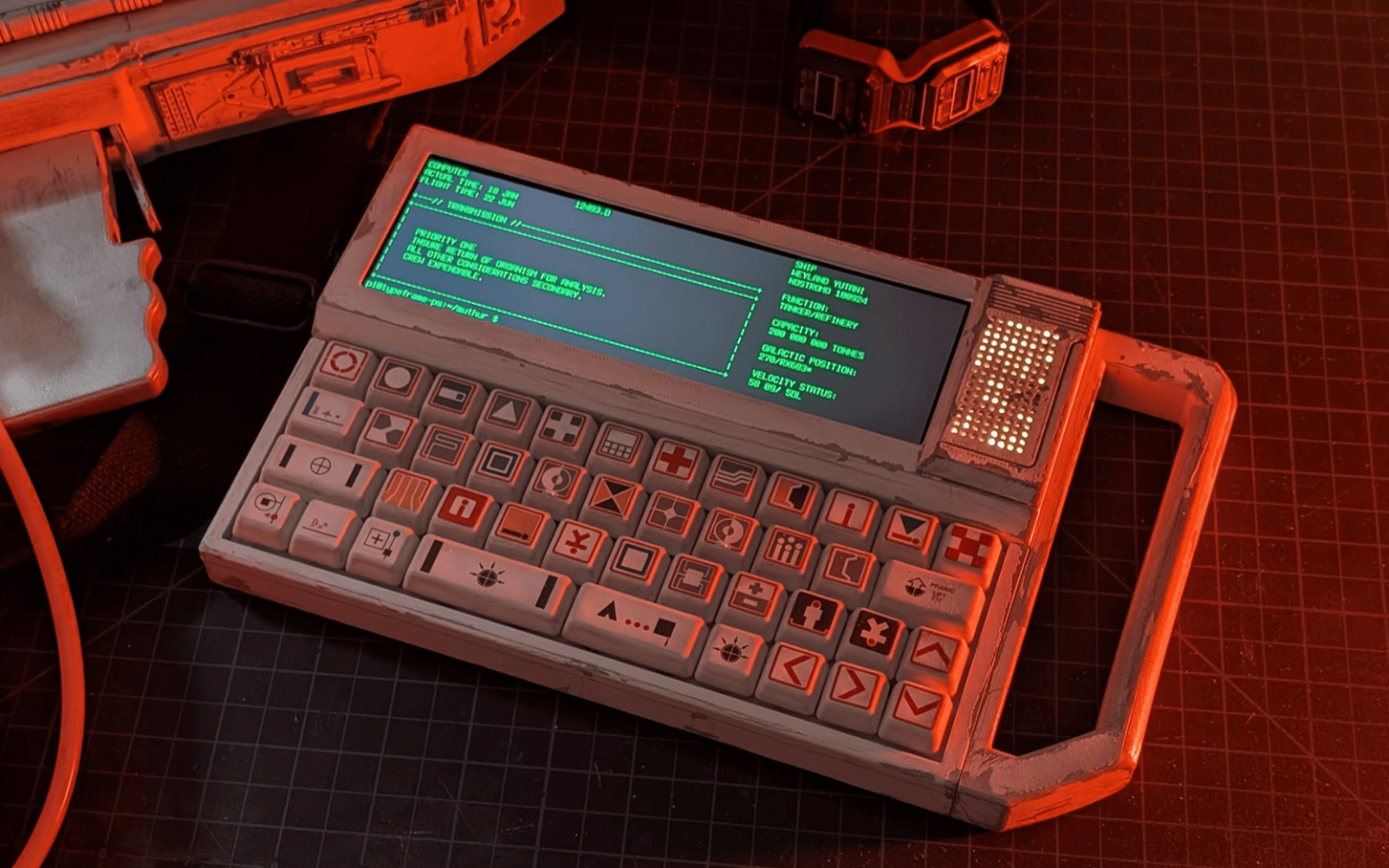There’s another CyberDeck out there and you can build one using a Raspberry Pi 4 TypeFrame CyberDeck