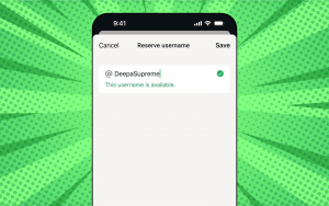 WhatsApp usernames reservation header
