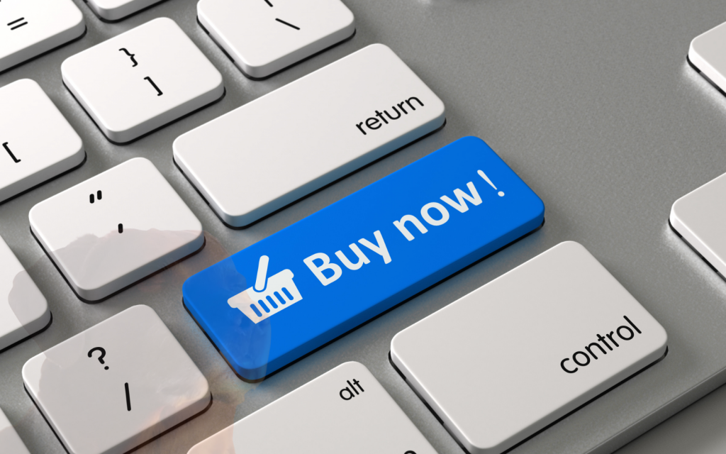 Why you let down your guard on ads when scrolling on social media Buy now keyboard advertising header