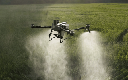 DJI’s Agras T55 is a heavyweight drone built to work for farmers DJI Agras T55