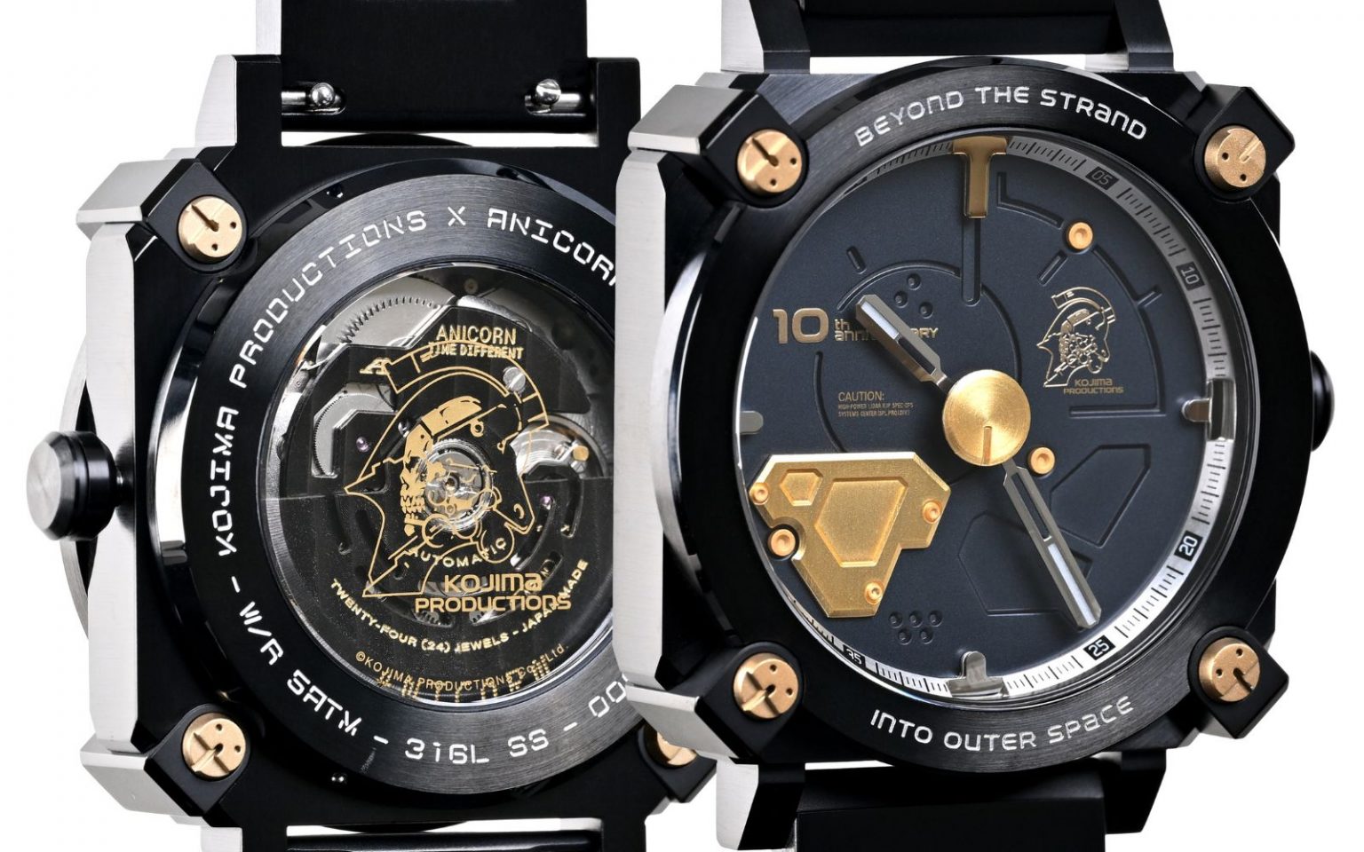 Kojima Productions celebrates its 10th anniversary with the Ludens X timepiece from Anicorn Watches Ludens X watch by Kojima Productions x Anicorn Watches