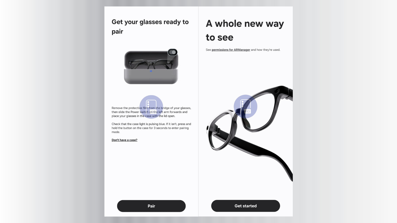 Samsung Galaxy Glasses app leak intext