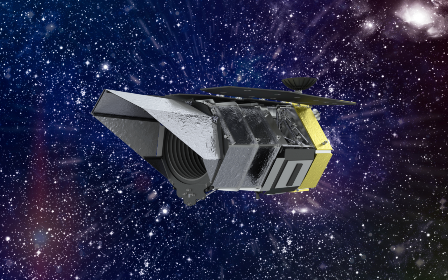 NASA’s new space telescope will tackle some of the universe’s biggest mysteries The Nancy Grace Roman telescope header