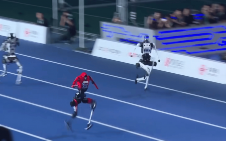 Usain Bolt-ed together: Another Chinese humanoid robot beats a human running record Humanoid Robot Record