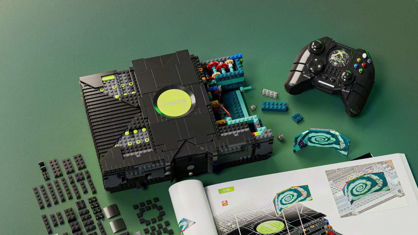 Mattel original Xbox brick set intext