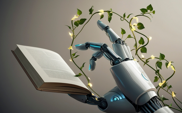 AI is flooding the online book market with poor translations – here’s how to spot them Robot AI books header