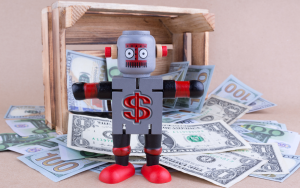 Robot AI money header